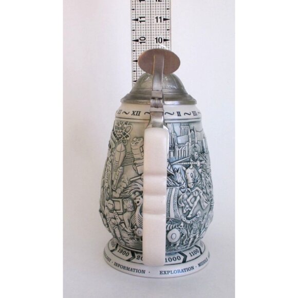 Avon 1999 LE Millennium Collectors Stein - 1000 Years of History - Man Cave Bar - Picture 9 of 12